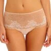Wacoal Lace Perfection Shorty Brief - Cafe Creme