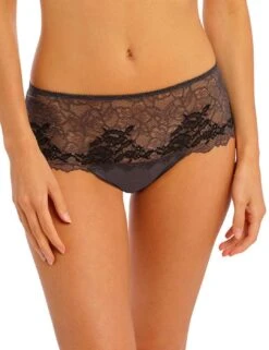 Wacoal Lace Perfection Shorty Brief - Charcoal