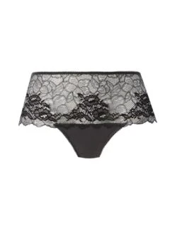 Wacoal Lace Perfection Shorty Brief - Charcoal 9 Wacoal Lace Perfection Shorty Brief - Charcoal -Belle Lingerie Store 58477 wacoal lace perfection shorty brief charcoal 4