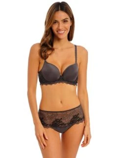 Wacoal Lace Perfection Shorty Brief - Charcoal 10 Wacoal Lace Perfection Shorty Brief - Charcoal -Belle Lingerie Store 58477 wacoal lace perfection shorty brief charcoal 5
