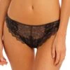 Wacoal Lace Perfection Tanga Brief - Charcoal