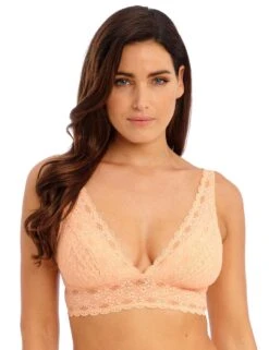 Wacoal Halo Lace Non Wired Soft Cup Bra - Almost Apricot