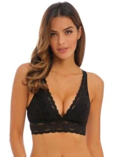 Wacoal Halo Lace Non Wired Soft Cup Bra - Black
