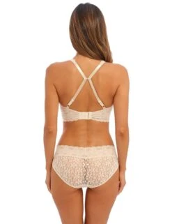 Wacoal Halo Lace Non Wired Soft Cup Bra - Nude -Belle Lingerie Store 58521 wacoal halo lace non wired soft cup bra nude 6