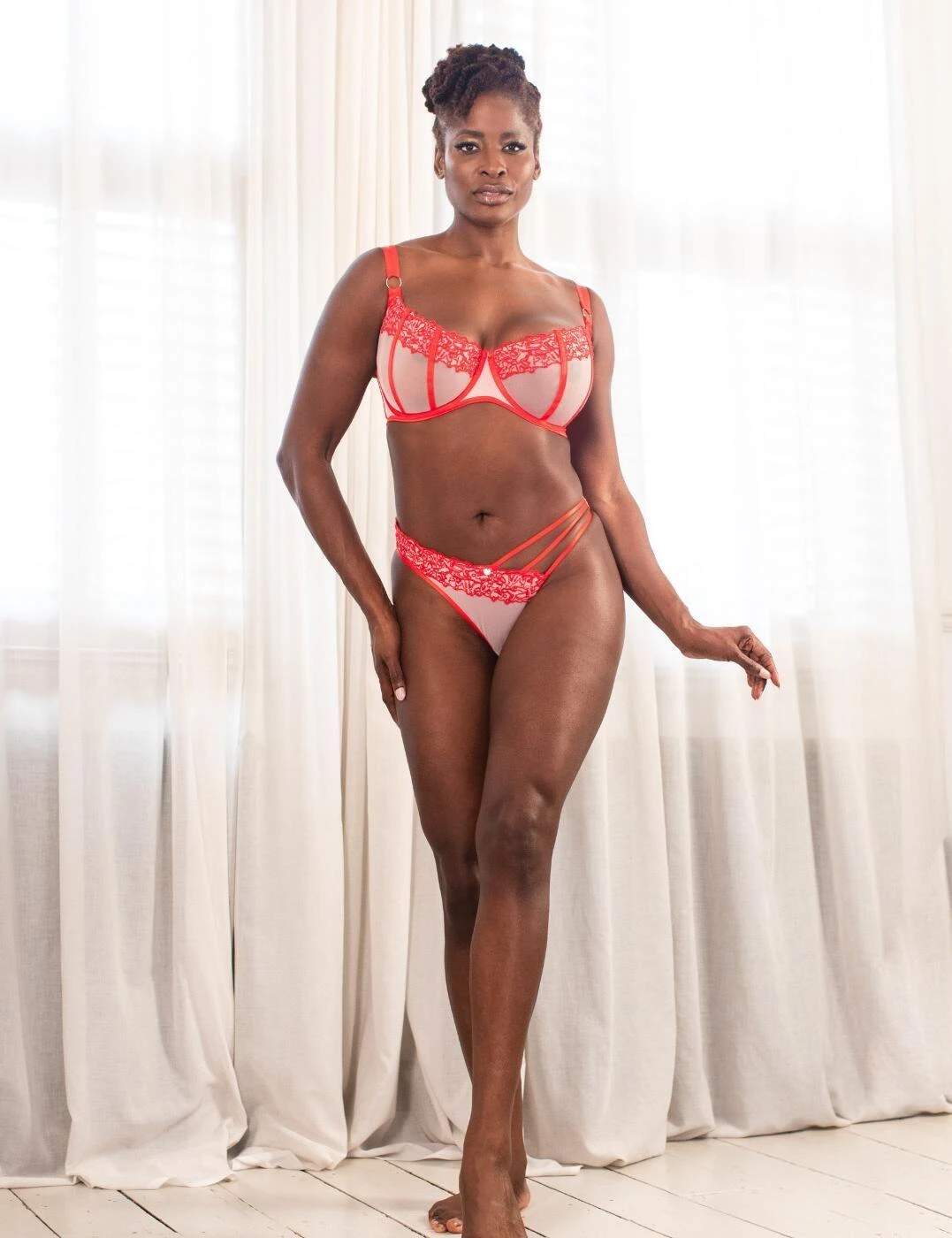 Scantilly By Curvy Kate Tantric Brazilian Brief - Pink/Red 7 Scantilly By Curvy Kate Tantric Brazilian Brief - Pink/Red - Image 7