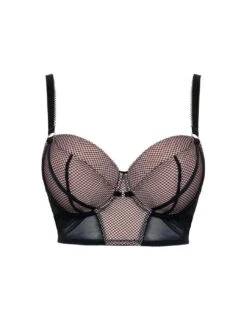 Curvy Kate Gin Fizz Longline Balcony Bra - Black/Blush 8 Curvy Kate Gin Fizz Longline Balcony Bra - Black/Blush -Belle Lingerie Store 58538 curvy kate gin fizz longline balcony bra blackblush 3