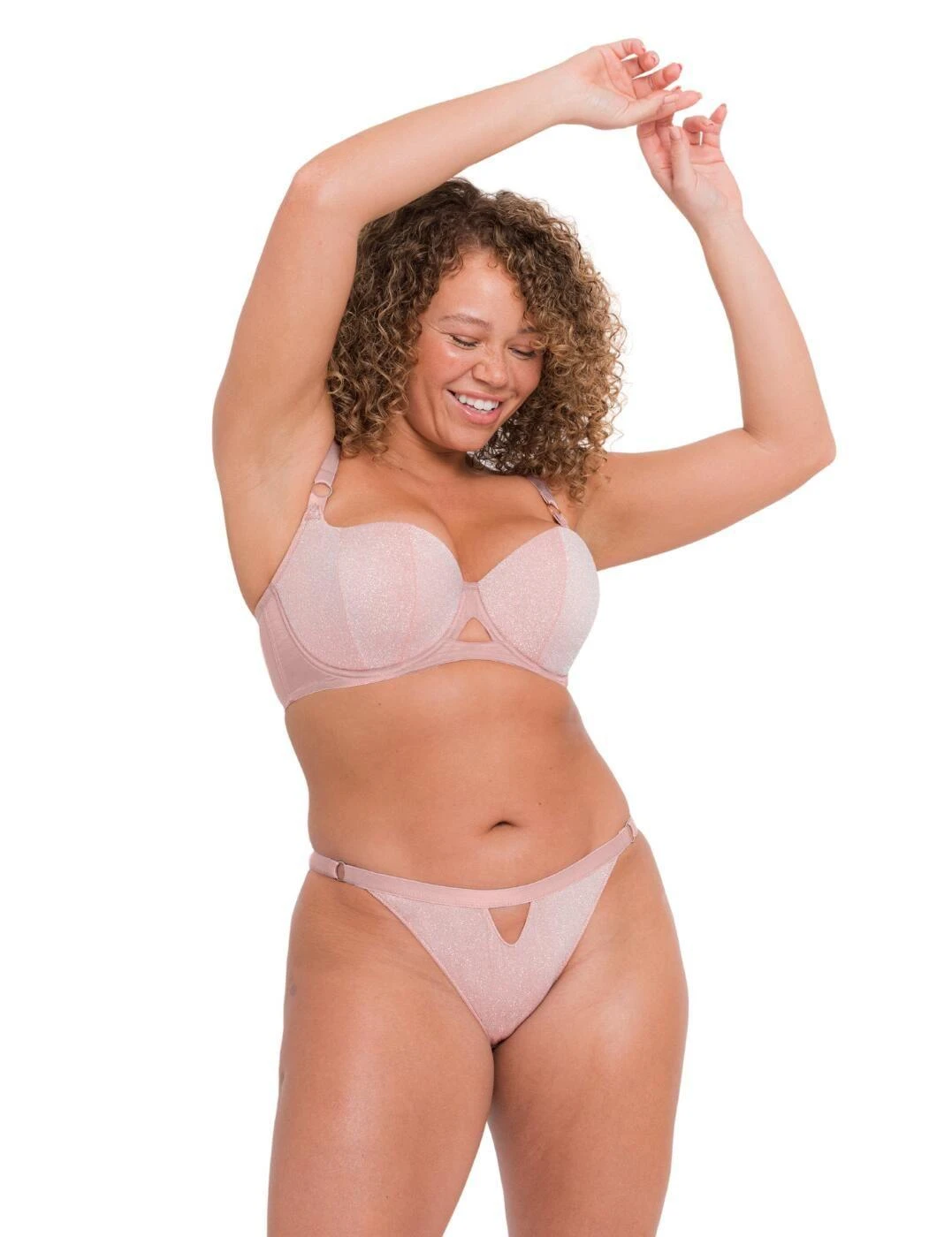 Curvy Kate Lift Off Brazilian Brief - Rose Sparkle 4 Curvy Kate Lift Off Brazilian Brief - Rose Sparkle - Image 4