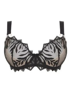 Figleaves Tease Balcony Bra - Black
