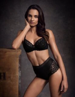 Wacoal Raffine Plunge Bra - Black -Belle Lingerie Store 58636 wacoal raffine plunge bra black 8