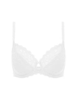 Wacoal Raffine Plunge Bra - White -Belle Lingerie Store 58636 wacoal raffine plunge bra white 3