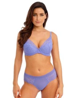 Wacoal Raffine Tanga Brief - Bluebell -Belle Lingerie Store 58645 wacoal raffine tanga brief bluebell 5