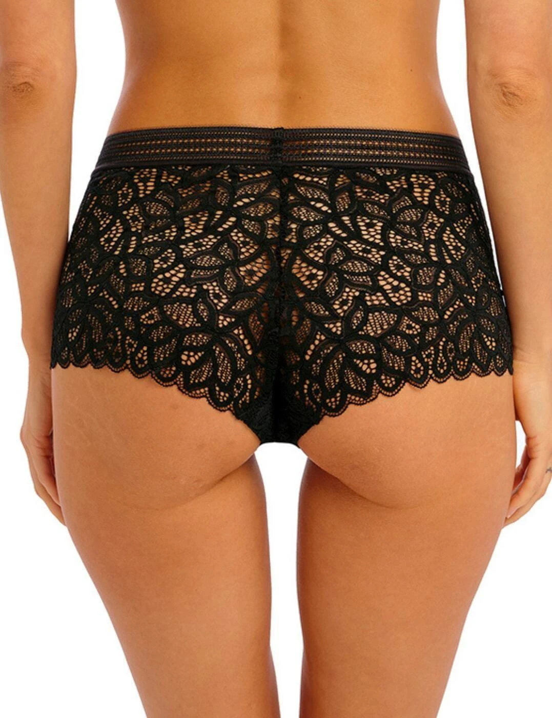 Wacoal Raffine Shorty Brief - Black 2 Wacoal Raffine Shorty Brief - Black - Image 2