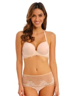 Wacoal Lace Perfection Underwired Contour Bra - Cafe Creme -Belle Lingerie Store 58680 wacoal lace perfection underwired contour bra cafe creme 6