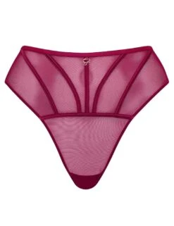 Scantilly By Curvy Kate Senses High Waist Brief - Cherry -Belle Lingerie Store 58693 scantilly by curvy kate senses high waist brief cherry 3