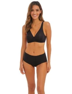 Wacoal Accord Non Wired Bra - Black -Belle Lingerie Store 58725 wacoal accord non wired bra black 4