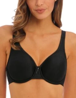 Wacoal Basic Beauty Full Cup Bra - Black -Belle Lingerie Store 58733 wacoal basic beauty full cup bra black 3