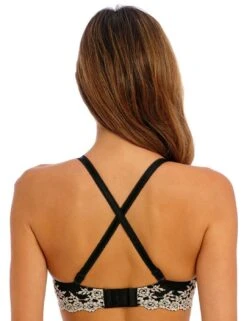 Wacoal Embrace Lace Plunge Bra - Black -Belle Lingerie Store 58736 wacoal embrace lace plunge bra black 3