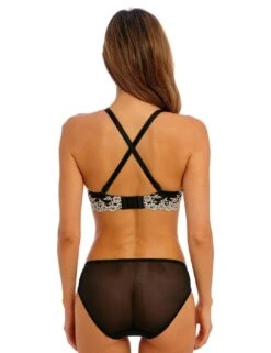 Wacoal Embrace Lace Plunge Bra - Black -Belle Lingerie Store 58736 wacoal embrace lace plunge bra black 7