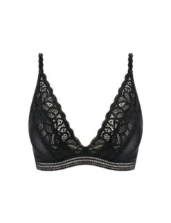 Wacoal Raffine Bralette - Black -Belle Lingerie Store 58756 wacoal raffine bralette black 4