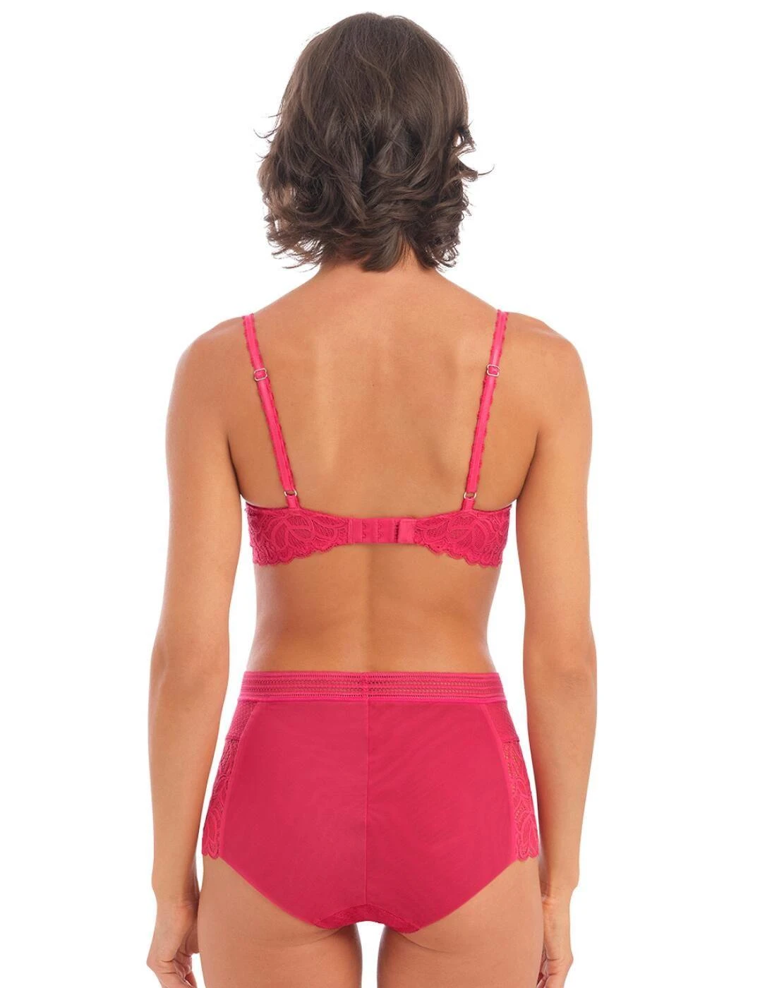Wacoal Raffine High Waist Brief - Framboise 6 Wacoal Raffine High Waist Brief - Framboise - Image 6