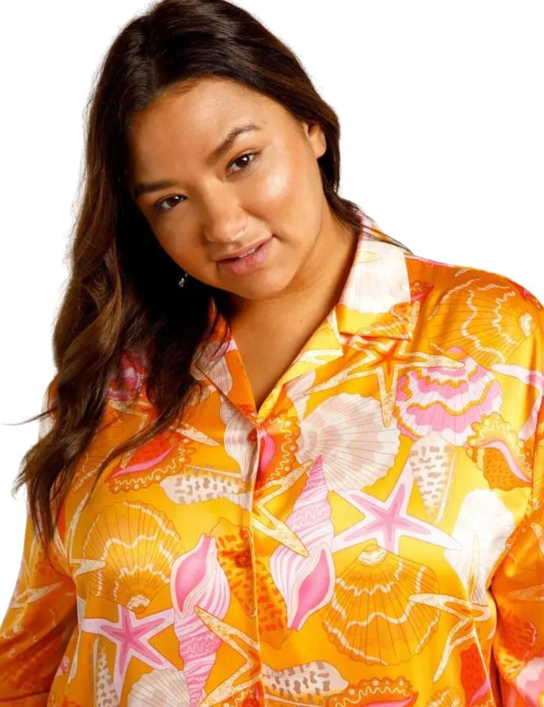 Chelsea Peers Short Pyjama Set - Orange 3 Chelsea Peers Short Pyjama Set - Orange - Image 3