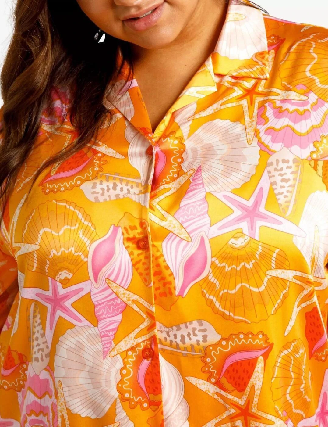 Chelsea Peers Short Pyjama Set - Orange 6 Chelsea Peers Short Pyjama Set - Orange - Image 6