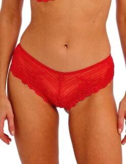 Wacoal Embrace Lace Tanga Brief - Equestrian Red