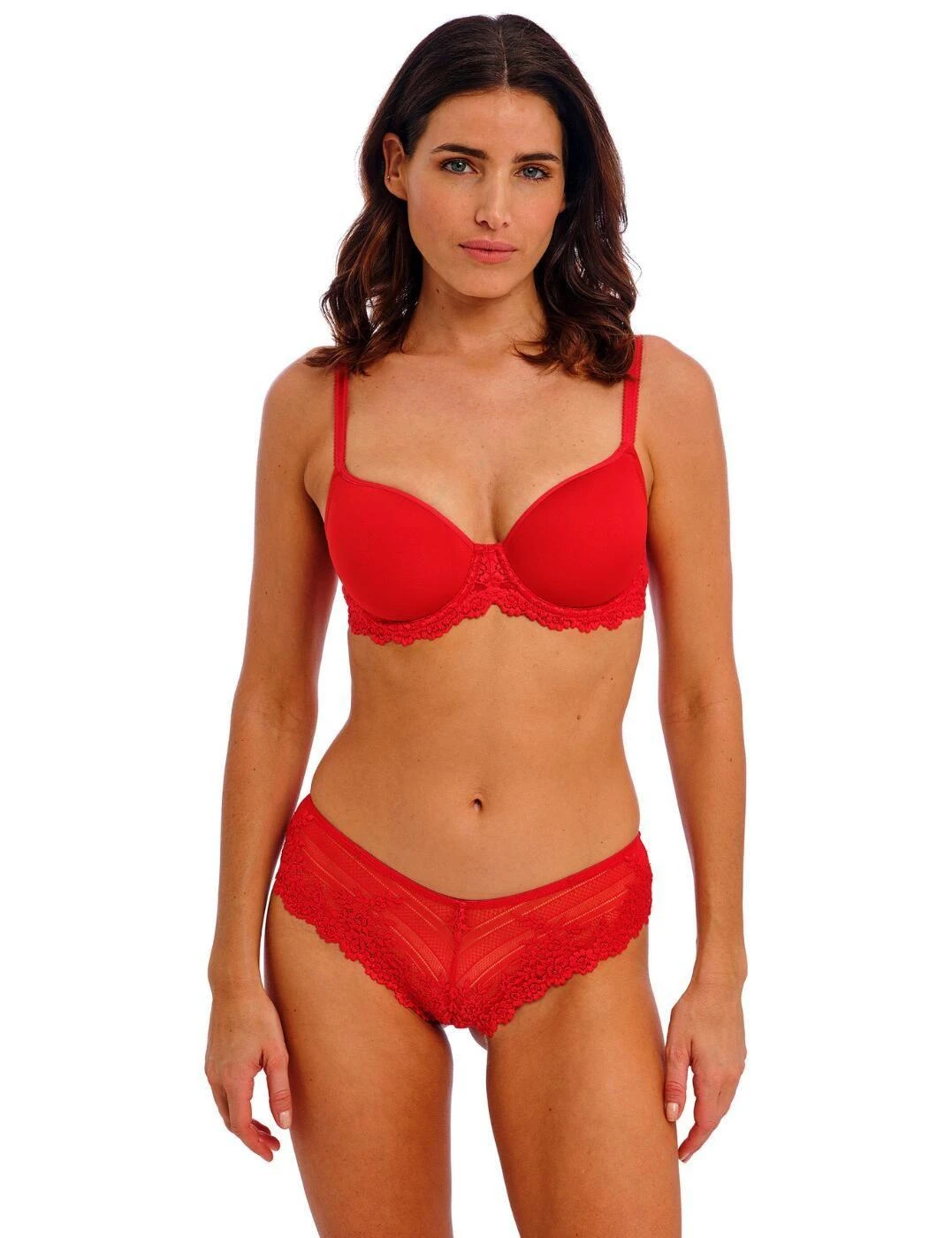 Wacoal Embrace Lace Tanga Brief - Equestrian Red 4 Wacoal Embrace Lace Tanga Brief - Equestrian Red - Image 4