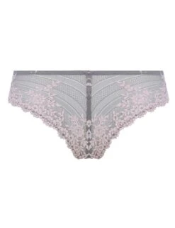 Wacoal Embrace Lace Tanga Brief - Smoke/Crystal Pink 9 Wacoal Embrace Lace Tanga Brief - Smoke/Crystal Pink -Belle Lingerie Store 58927 wacoal embrace lace tanga brief smokecrystal pink 4