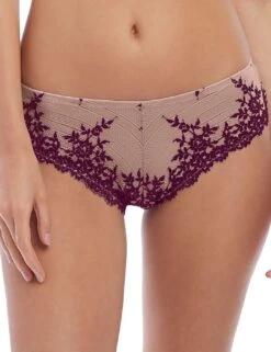 Wacoal Embrace Lace Tanga Brief - Sphinx Pickled Beet -Belle Lingerie Store 58927 wacoal embrace lace tanga brief sphinx pickled beet 4