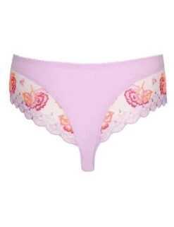 Prima Donna Palace Garden Luxury Thong - Pastel Lavender -Belle Lingerie Store 59204 prima donna palace garden luxury thong pastel lavender 5