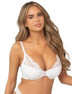 Pour Moi Revolution High Apex Bra - White