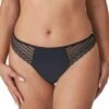 Prima Donna Twist East End Thong - Charcoal