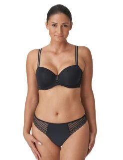 Prima Donna Twist East End Thong - Charcoal 11 Prima Donna Twist East End Thong - Charcoal -Belle Lingerie Store 59346 prima donna twist east end thong charcoal 5