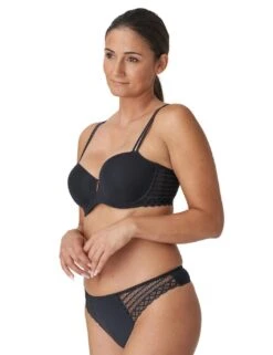 Prima Donna Twist East End Thong - Charcoal 13 Prima Donna Twist East End Thong - Charcoal -Belle Lingerie Store 59346 prima donna twist east end thong charcoal 7