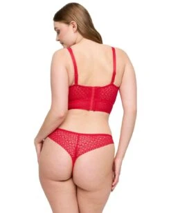 Prima Donna Montara Thong - True Red -Belle Lingerie Store 59361 prima donna montara thong true red 7