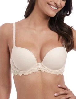 Wacoal Lace Essentiel Contour Bra - Cream/Powder