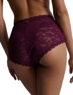 Aubade Rosessence High Waist Brief - Berry 5 Aubade Rosessence High Waist Brief - Berry -Belle Lingerie Store 59562 aubade rosessence high waist brief berry 2