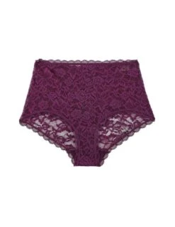 Aubade Rosessence High Waist Brief - Berry 6 Aubade Rosessence High Waist Brief - Berry -Belle Lingerie Store 59562 aubade rosessence high waist brief berry 3