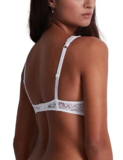 Aubade Mon Bijou Half Cup Bra - Blanc -Belle Lingerie Store 59595 aubade mon bijou half cup bra blanc 6