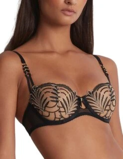Aubade Hypnolove Half Cup Bra - Eclipse -Belle Lingerie Store 59697 aubade hypnolove half cup bra eclipse 6