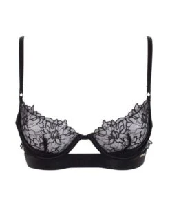Bluebella Alanna Demi Cup Bra - Black -Belle Lingerie Store 59771 bluebella alanna demi cup bra black 4