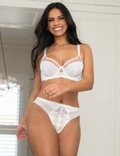 Pour Moi Ooo La La Thong - White 9 Pour Moi Ooo La La Thong - White -Belle Lingerie Store 59783 pour moi ooo la la thong white 5