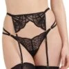 Bluebella Anaya Suspender Belt - Black