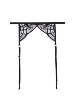 Bluebella Anaya Suspender Belt - Black -Belle Lingerie Store 59920 bluebella anaya suspender belt black 3