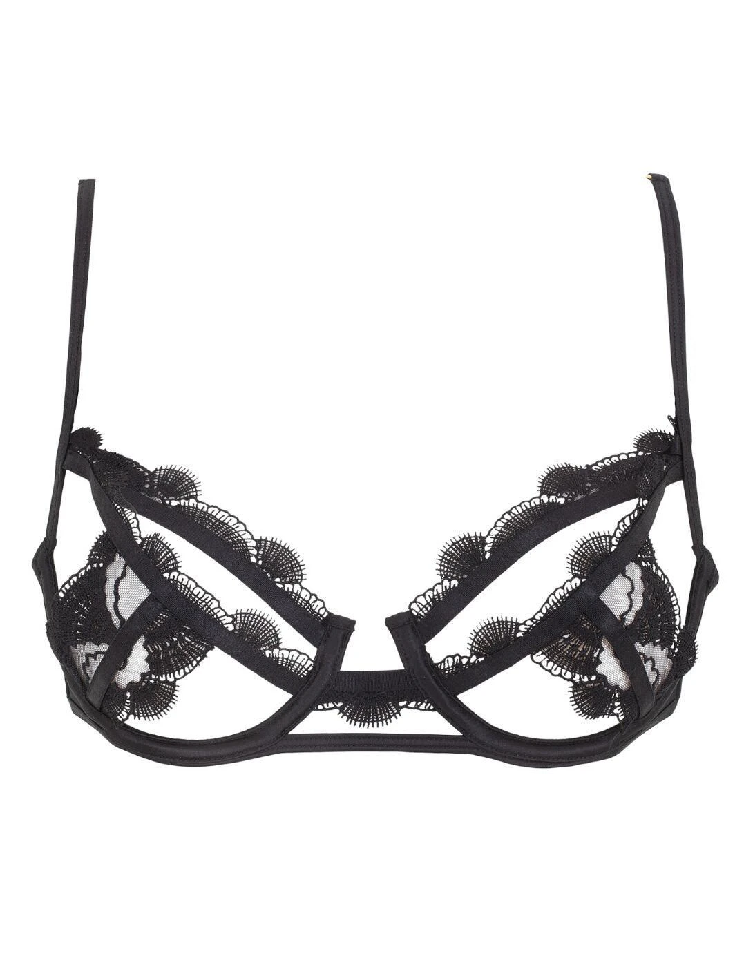 Bluebella Ember Open Cup Bra - Black 3 Bluebella Ember Open Cup Bra - Black - Image 3