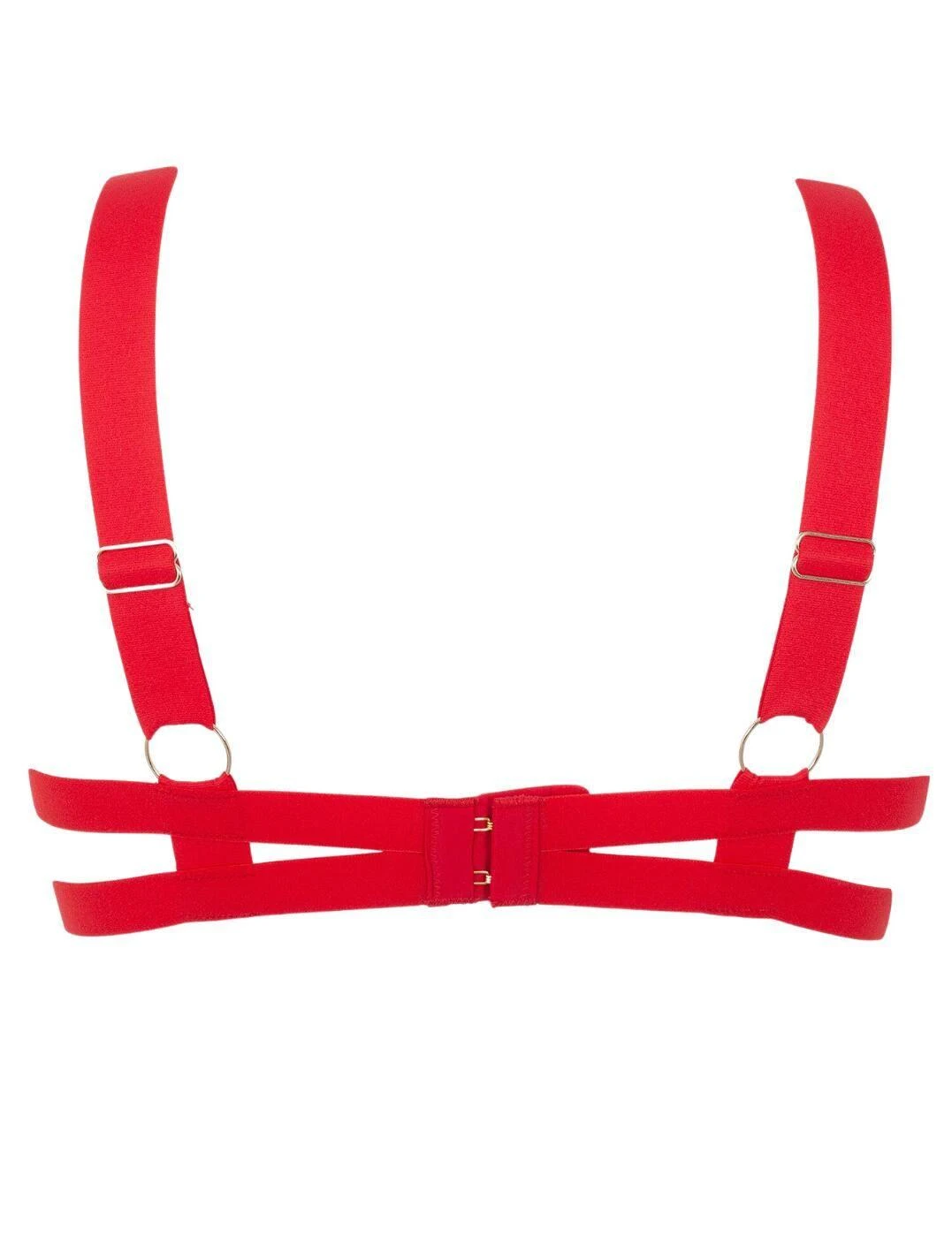 Bluebella Orion Half Cup Bra - Red 4 Bluebella Orion Half Cup Bra - Red - Image 4