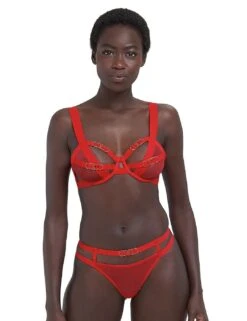 Bluebella Orion Half Cup Bra - Red 12 Bluebella Orion Half Cup Bra - Red -Belle Lingerie Store 59952 bluebella orion half cup bra red 6