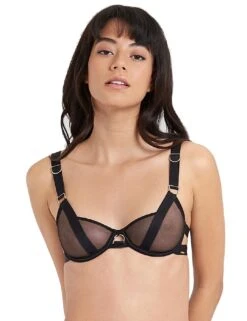 Bluebella Thea Half Cup Bra - Black