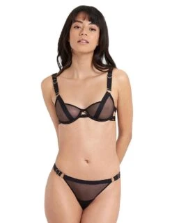 Bluebella Thea Half Cup Bra - Black 11 Bluebella Thea Half Cup Bra - Black -Belle Lingerie Store 59954 bluebella thea half cup bra black 5